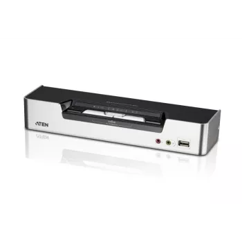 ATEN 2-Pordiline USB DVI Kahevaate KVM-lüliti heli ja USB 2.0 jaoturiga (KVM-kaablid kaasas)