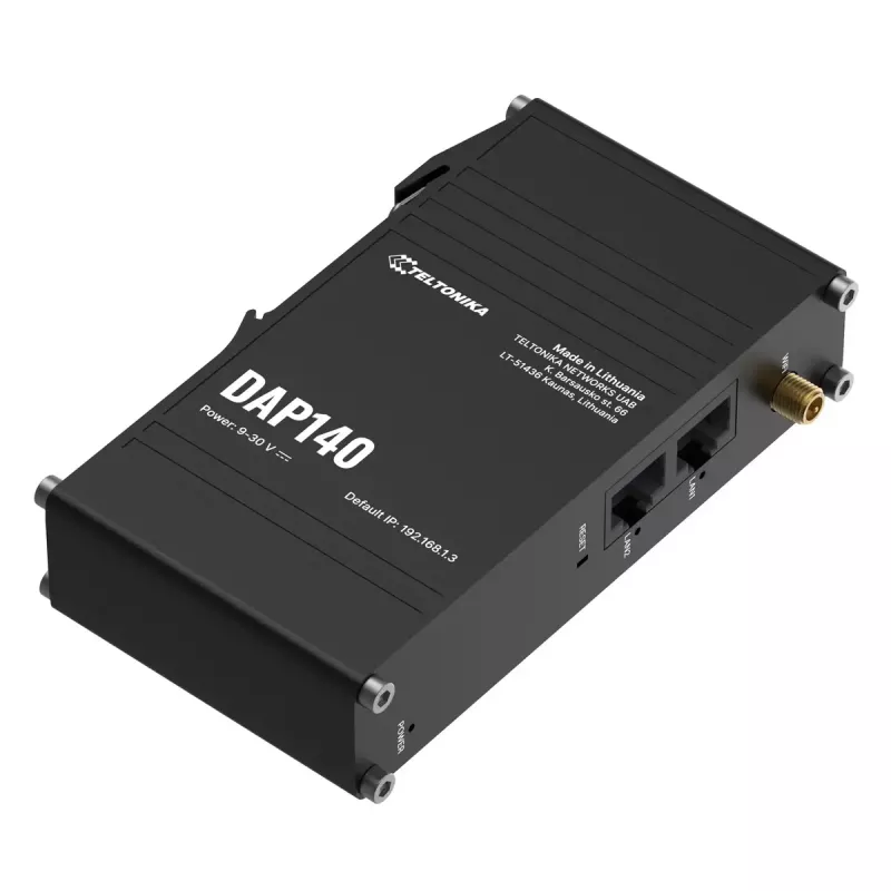 Traadita pääsupunkt Teltonika DAP140 300 Mbit/s PoE must