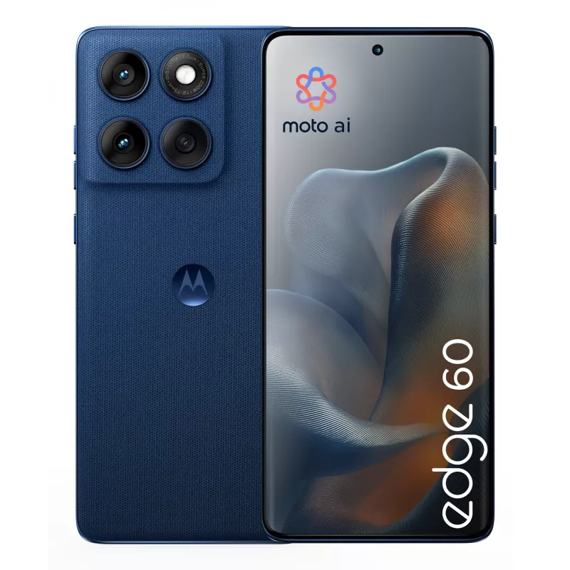 Motorola edge 60 16,9 cm (6,67 tolli) Dual SIM Android 15 5G USB Type-C 12 GB 256 GB 5200 mAh Sinine