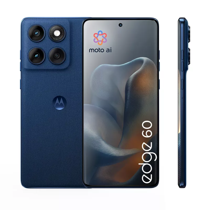 Motorola edge 60 16,9 cm (6,67 tolli) Dual SIM Android 15 5G USB Type-C 12 GB 256 GB 5200 mAh Sinine
