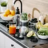 Lauapealne blender Adler AD 4084 Smoothie Set — 500 W (max 1200 W), 0,7 L klaaskann, eemaldatav kauss, must