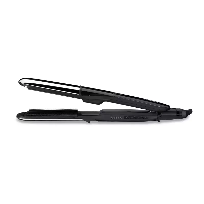 Sirgendusraud BABYLISS ST496E — aurupihustusstilisaator, laiad keraamilised plaadid 39×100 mm, 150–230°C, 67W, 2,5 m pöörduv juhe
