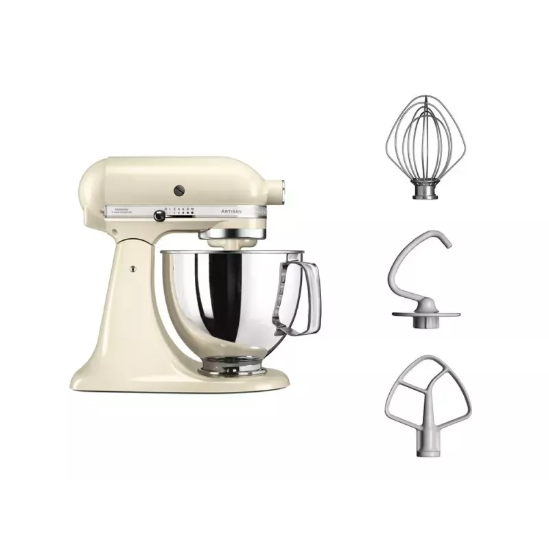 Stand mixer KITCHENAID 5KSM125EAC — 300 W, 4,8 L kauss, 10 kiirust, kreem