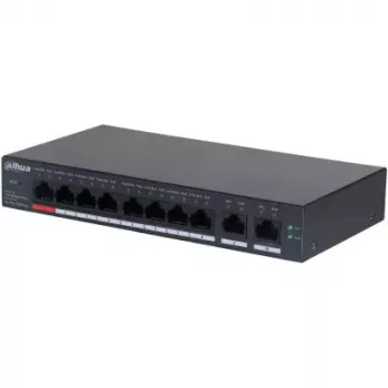 Dahua Technology DH-CS4010-8ET-110 võrgulüliti haldatav L2 Fast Ethernet (10/100) Power over Ethernet (PoE) must