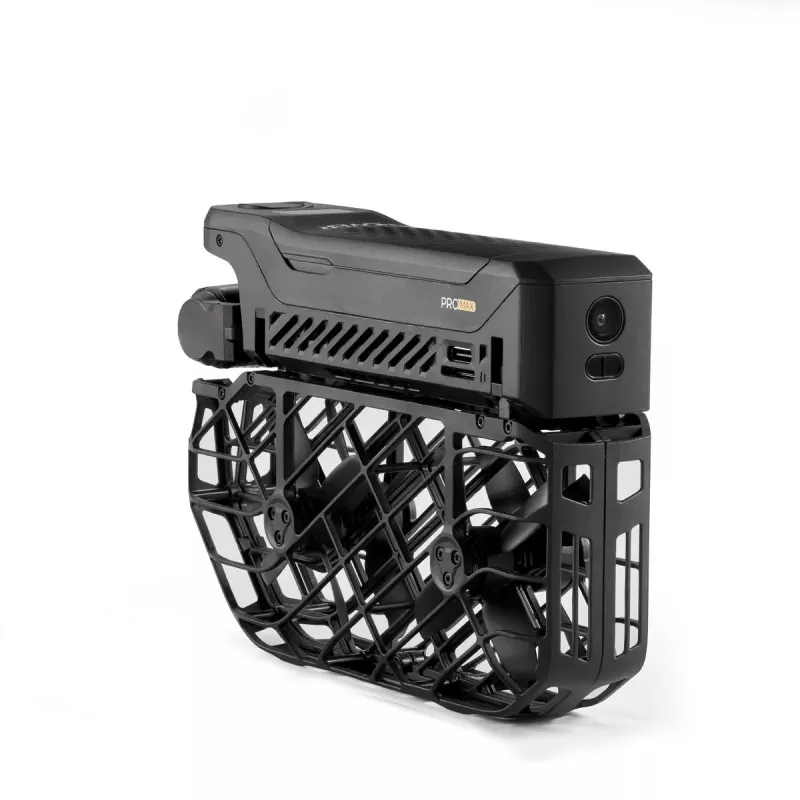 Droon HOVERAir X1 ProMax — 4-rootoriline, 48 MP kaamera, 7680×4320 video, 16,6 m/s, 1000 m ulatus, 1920 mAh, 64 GB sisemälu, must