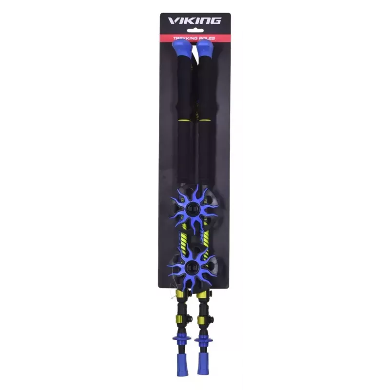 Matkakepid Viking Carbo Lite Must Lime, 175 cm, süsinik, 610 g
