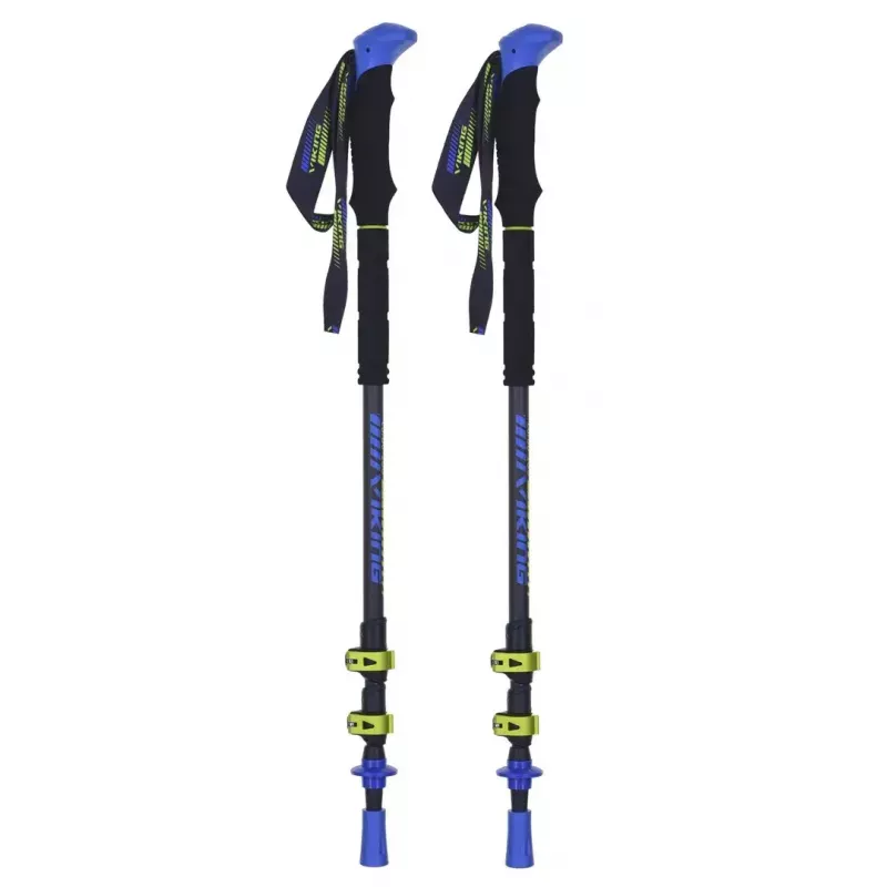 Matkakepid Viking Carbo Lite Must Lime, 175 cm, süsinik, 610 g