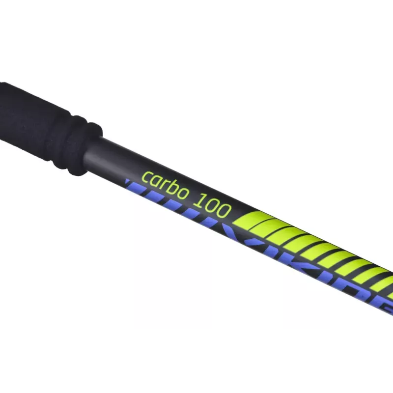 Matkakepid Viking Carbo Lite Must Lime, 175 cm, süsinik, 610 g