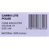 Matkakepid Viking Carbo Lite Must Lime, 175 cm, süsinik, 610 g