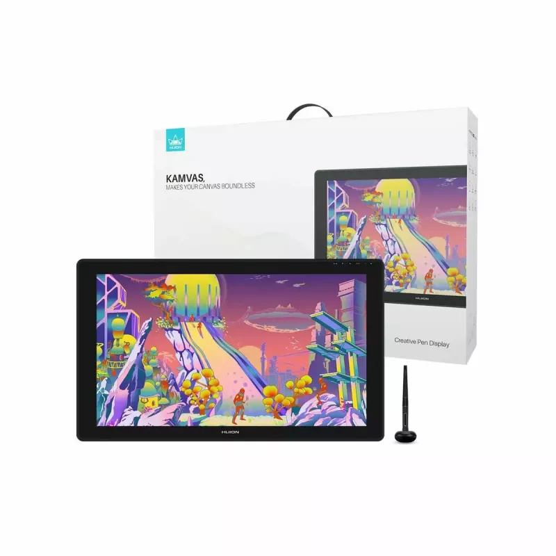 Graafikatahvel HUION Kamvas 24 Plus GS2402 23,4-tolline QHD IPS 2560x1440, 16:9, 8192 survetaset