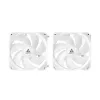 Vedelikjahutus AIO CHIEFTEC ICEBERG 240-RGB-W — 240 mm radiaator, 2 × 120 mm RGB ventilaatorit, valge