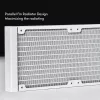Vedelikjahutus AIO CHIEFTEC ICEBERG 240-RGB-W — 240 mm radiaator, 2 × 120 mm RGB ventilaatorit, valge