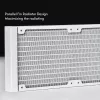 Universaalne vedelikjahuti CHIEFTEC CLC-360-RGB-W — 360 mm radiaator, 3x 120 mm RGB ventilaatorit, valge, 40 cm torud
