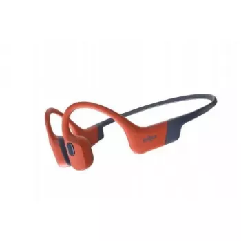 Luujuhtivusega kõrvaklapid Shokz OpenSwim Pro — binauraalsed, IP68 veekindel, Bluetooth 5.2, kuni 9 h kasutusaeg, kõrvakonksud, punane