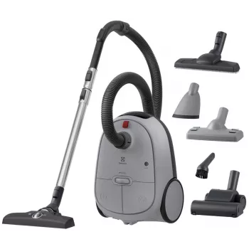 Tolmuimeja Electrolux EB61A5UG — 3,5 L tolmukott, 750 W, 12 m raadius, turbohari, roostevabast terasest teleskooptoru