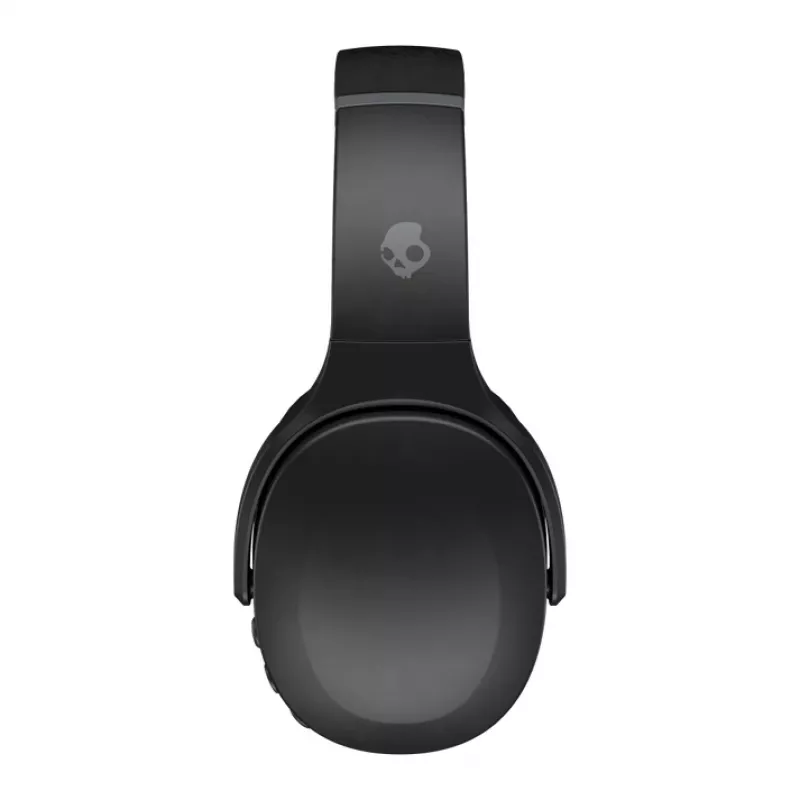 Kõrvaklapid Skullcandy Crusher Evo — juhtmevabad ja juhtmega üle-kõrva kõrvaklapid, Bluetooth 5.0, 40 h aku, USB-C, 3,5 mm, kokkupandavad, must