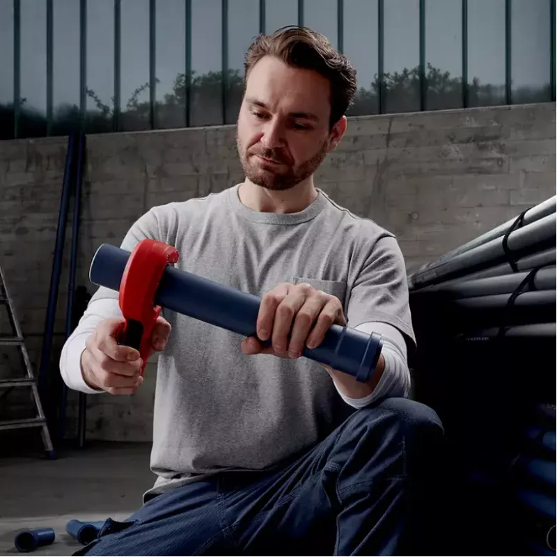 Torulõikur Knipex 90 23 01 BK terasest tera plastikust käepide 165 mm