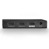 Lindy 2 Port HDMI 2.0 18G Splitter, HDMI, 2x HDMI, 3840 x 2160 pikslit, must, metallist, CE, FCC, RoHS, REACH, California Proposition 65