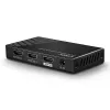 Lindy 2 Port HDMI 2.0 18G Splitter, HDMI, 2x HDMI, 3840 x 2160 pikslit, must, metallist, CE, FCC, RoHS, REACH, California Proposition 65