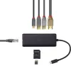 Lindy DST-Mini USB-C sülearvuti mini dokkimisjaam 4K toega ja 100W läbipääsu laadimisega