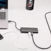 Lindy DST-Mini USB-C sülearvuti mini dokkimisjaam 4K toega ja 100W läbipääsu laadimisega