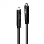 Lindy 10m USB 3.2 Gen 1 ja DP 1.4 Type C hübriidkaabel, 10 m, USB C, USB C, USB 3.2 Gen 1 (3.1 Gen 1), must