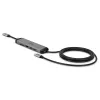 Lindy DST-Micro 140, USB-C sülearvuti mikro dokkimisjaam 4K toega ja 1,4 m 60 W laadimiskaabliga