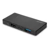 Lindy DST-Micro, USB-C sülearvuti mikro-dokkumisjaam 4K toega ja 100 W läbiva laadimisega