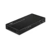 Lindy 2 pordiga HDMI 8K60 jaotur heliga, HDMI, 2x HDMI, 3,5 mm, 7680 x 4320 pikslit, must, metall