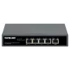 Intellinet 5-Pordi Gigabitne Lüliti PoE Läbivooluga, Üks IEEE 802.3bt (PoE++ / 4PPoE) PD PoE Port 95 W Sisendvõimsusega, Neli PSE PoE Porti, PoE Toite-eelarve kuni 65 W, IEEE 802.3at/af Ühilduv Väljund, Lauaarvuti, Seinale Kinnitatav Valik