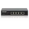 Intellinet 5-Pordi Gigabitne Lüliti PoE Läbivooluga, Üks IEEE 802.3bt (PoE++ / 4PPoE) PD PoE Port 95 W Sisendvõimsusega, Neli PSE PoE Porti, PoE Toite-eelarve kuni 65 W, IEEE 802.3at/af Ühilduv Väljund, Lauaarvuti, Seinale Kinnitatav Valik