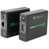 AV saatja ja vastuvõtja TECHLY IDATA EXT-E70 — HDMI pikendaja üle Cat6/6a/7 kaabli, Full HD 1920x1080, 60 m, 10,2 Gbit/s, HDCP, must