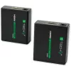AV saatja ja vastuvõtja TECHLY IDATA EXT-E70 — HDMI pikendaja üle Cat6/6a/7 kaabli, Full HD 1920x1080, 60 m, 10,2 Gbit/s, HDCP, must