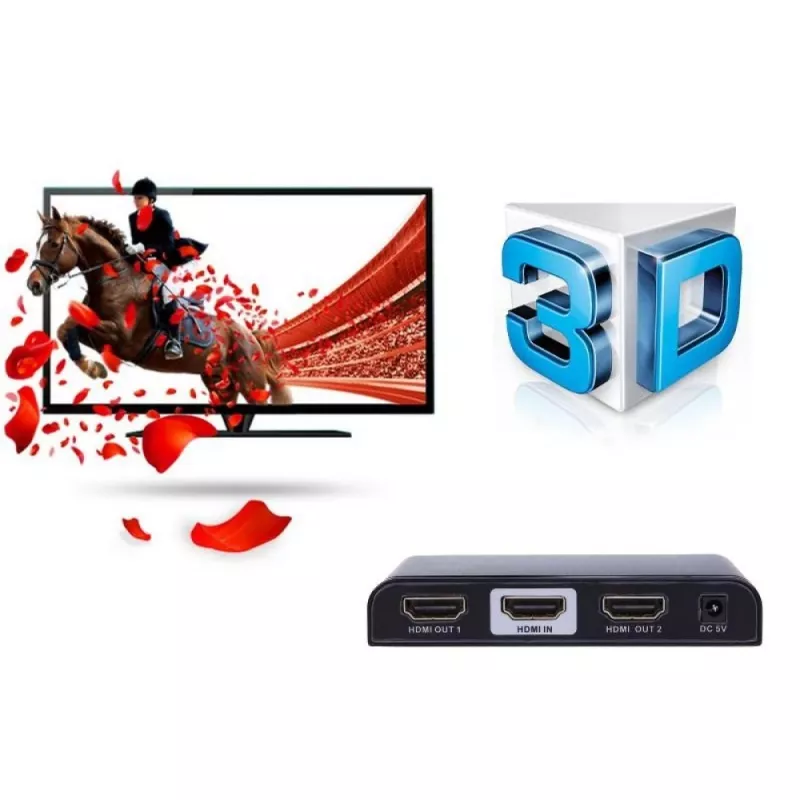 Techly IDATA HDMI2-4K2 videopihustaja HDMI 2x HDMI