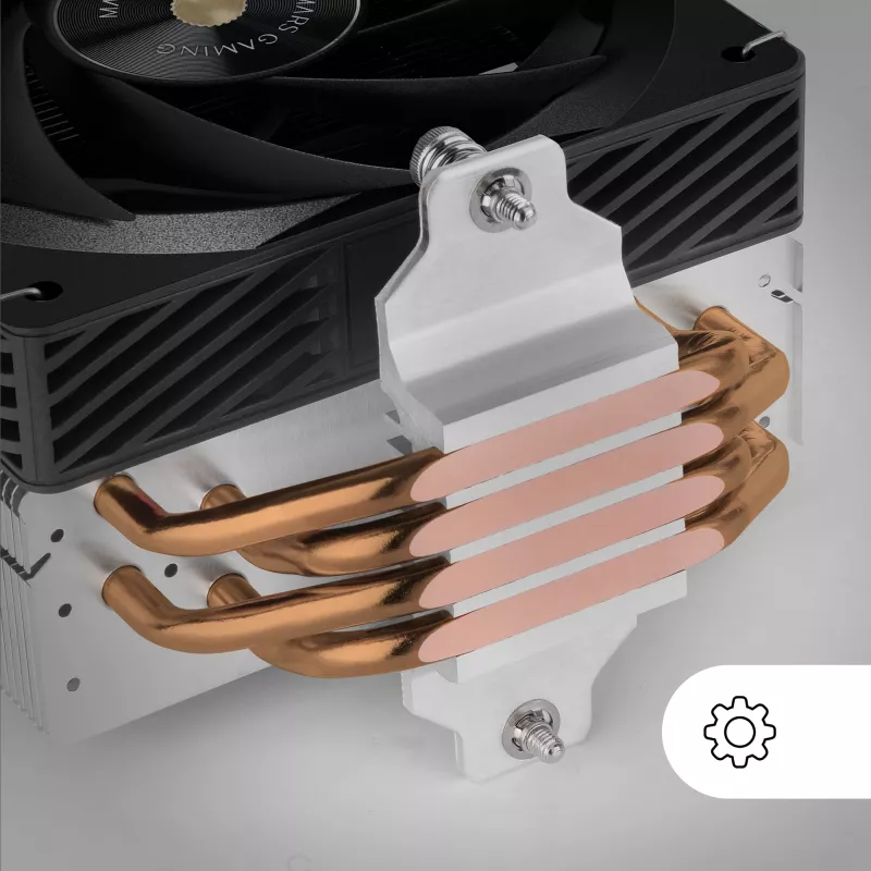 Mars Gaming MCPU-X4 protsessori õhkjahuti 12 cm Must 1 tk