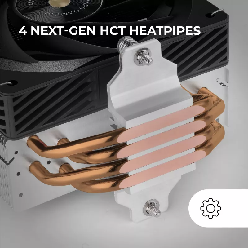 Mars Gaming MCPU-X4 protsessori õhkjahuti 12 cm Must 1 tk