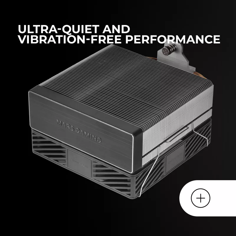 Mars Gaming MCPU-X4 protsessori õhkjahuti 12 cm Must 1 tk