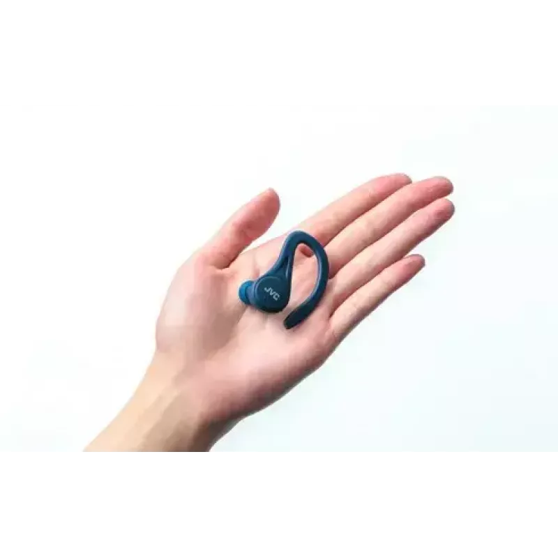 Kõrvasisesed kõrvaklapid JVC HA-EC25TAU — True Wireless, Bluetooth 5.1, IPX5, kõrvakinnitus, 6 mm draiverid, 30 h koos ümbrisega, sinine