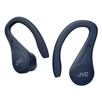 Kõrvasisesed kõrvaklapid JVC HA-EC25TAU — True Wireless, Bluetooth 5.1, IPX5, kõrvakinnitus, 6 mm draiverid, 30 h koos ümbrisega, sinine