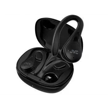 JVC Sports TWS Must, True Wireless Stereo (TWS), 20 - 20000 Hz, Kõned/Muusika, 6,8 g, Peakomplekt, Must