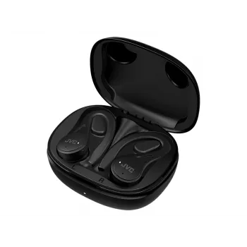 JVC Sports TWS Must, True Wireless Stereo (TWS), 20 - 20000 Hz, Kõned/Muusika, 6,8 g, Peakomplekt, Must