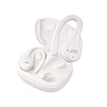 JVC Sports TWS Valge, True Wireless Stereo (TWS), 20 - 20000 Hz, Kõned/Muusika, 6,8 g, Peakomplekt, Valge