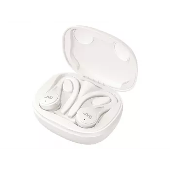 JVC Sports TWS Valge, True Wireless Stereo (TWS), 20 - 20000 Hz, Kõned/Muusika, 6,8 g, Peakomplekt, Valge