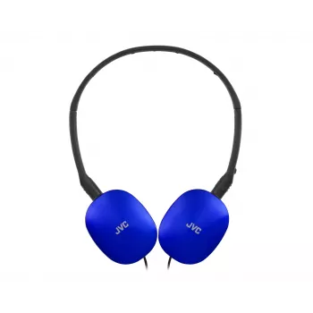 Juhtmega peakomplekt JVC HA-S160M-AU, binauraalne, 3 cm draiverid, 12–24000 Hz, 32 Ω, 1,2 m kaabel, sinine
