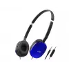Juhtmega peakomplekt JVC HA-S160M-AU, binauraalne, 3 cm draiverid, 12–24000 Hz, 32 Ω, 1,2 m kaabel, sinine