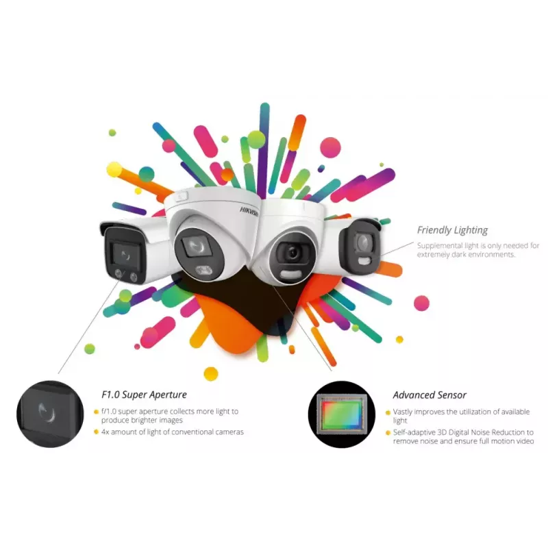 IP-turvakaamera Hikvision DS-2CD2327G2-LU(2.8mm)(C) 1920 x 1080