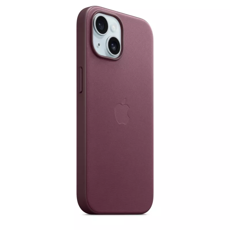 Apple FineWoven ümbris MagSafe'iga iPhone 15 Mulberry