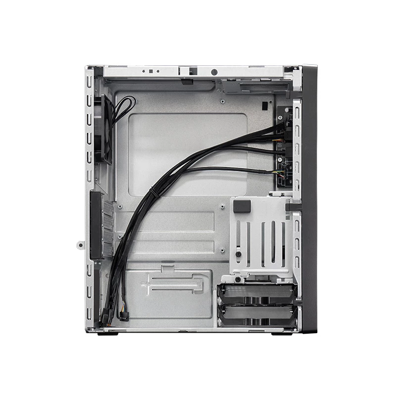 PC korpus CHIEFTEC BS-20B-OP Midi Tower, must, microATX/Mini-ITX, 2x 3,5 tolli, max GPU 27 cm, 1x 5,25 tolli sahtel, USB-C