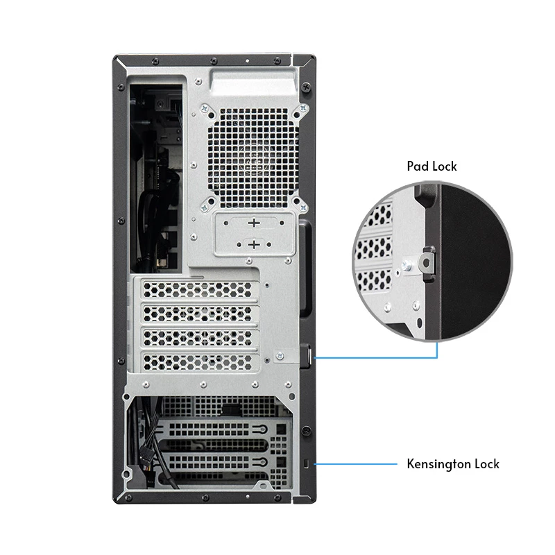 PC korpus CHIEFTEC BS-20B-OP Midi Tower, must, microATX/Mini-ITX, 2x 3,5 tolli, max GPU 27 cm, 1x 5,25 tolli sahtel, USB-C