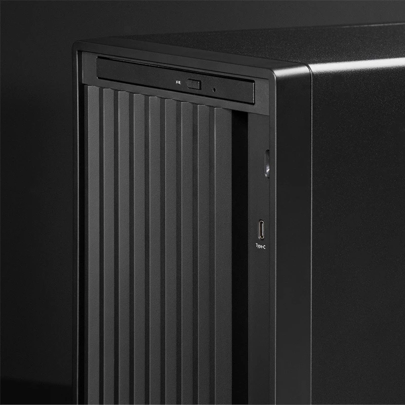 PC korpus CHIEFTEC BS-20B-OP Midi Tower, must, microATX/Mini-ITX, 2x 3,5 tolli, max GPU 27 cm, 1x 5,25 tolli sahtel, USB-C